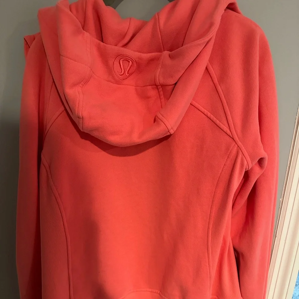 Lululemon Flash Light Tone Original Full zip Scuba Coral Fleece - Picture 4 of 6